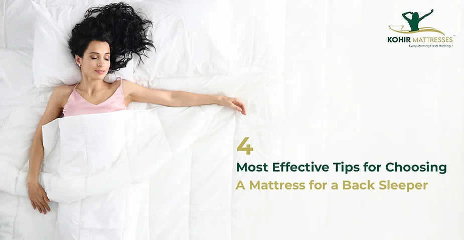 4 Tips For Choosing A Matresses For Back Sleeper